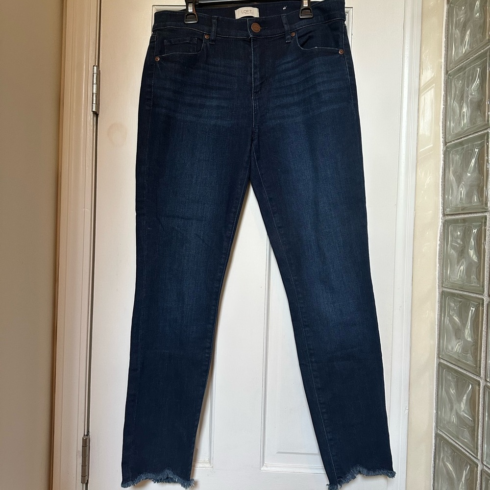 New Loft Women's Dark Blue Jeans